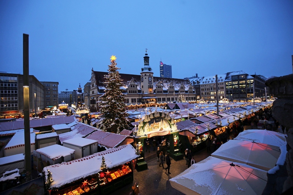 Leipziger Weihnachtsmarkt - zwischen Lebkuchen und Lichterglanz