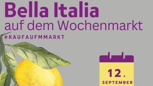 Wochenmarktaktion: Bella Italia auf dem Wochenmarkt