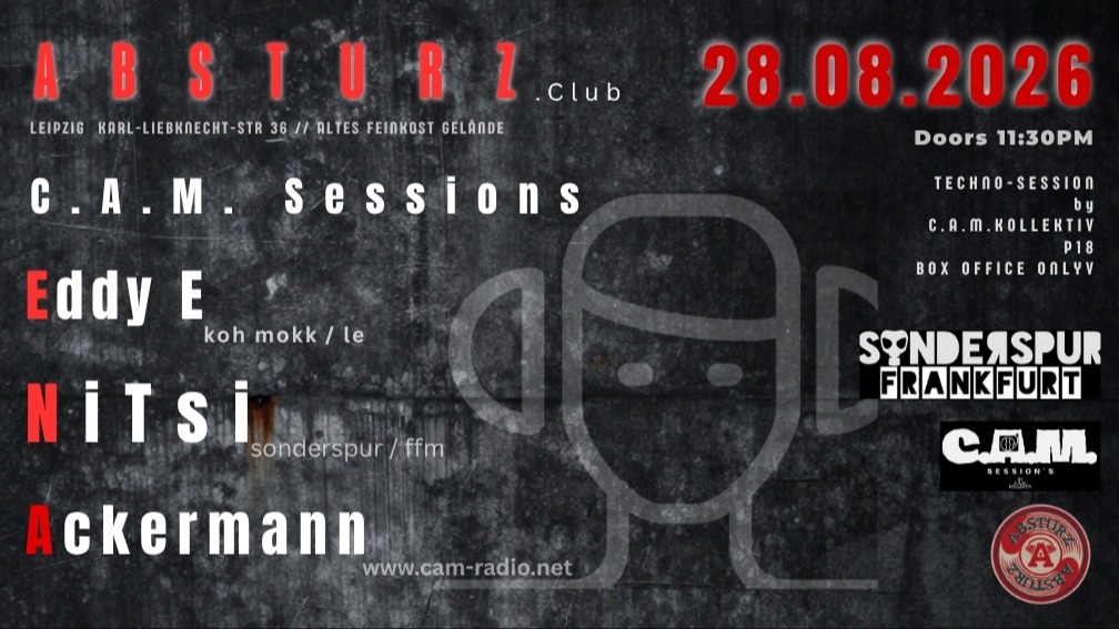 Titelbild der Veranstaltung C.A.M. SESSION // by CAM Electronic Radio