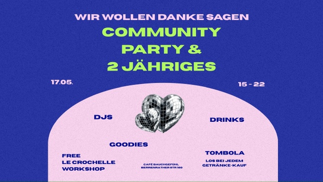 Community Party & 2-Jähriges
