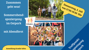 Sommerabend-Spaziergang im Ostpark