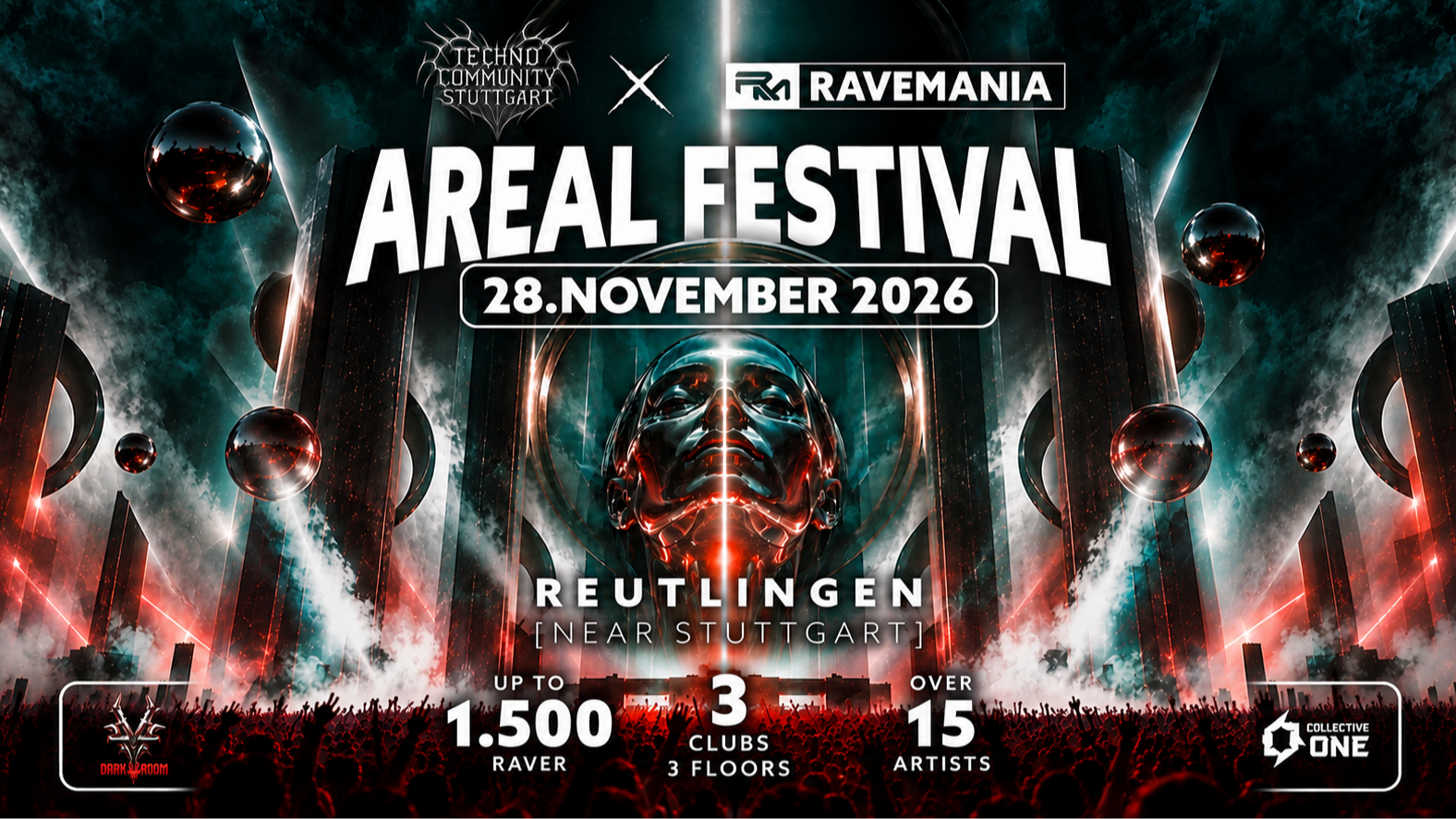 AREAL FESTIVAL // REUTLINGEN Techno Rave [bei Stuttgart]