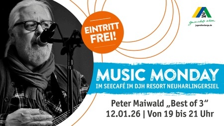 Peter Maiwald zum Music Monday im Seecafé im DJH Resort