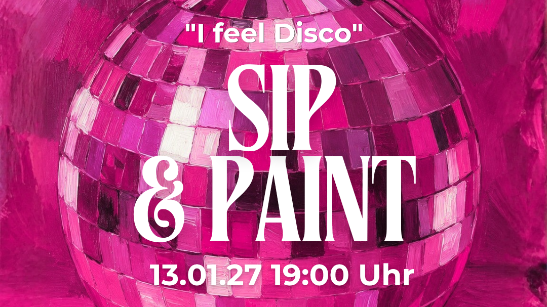 House Music & Paint im AVANI Hotel 🪩 Motiv "I feel Disco"