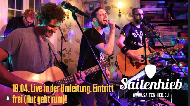 Saitenhieb in der Umleitung (Live-Musik)