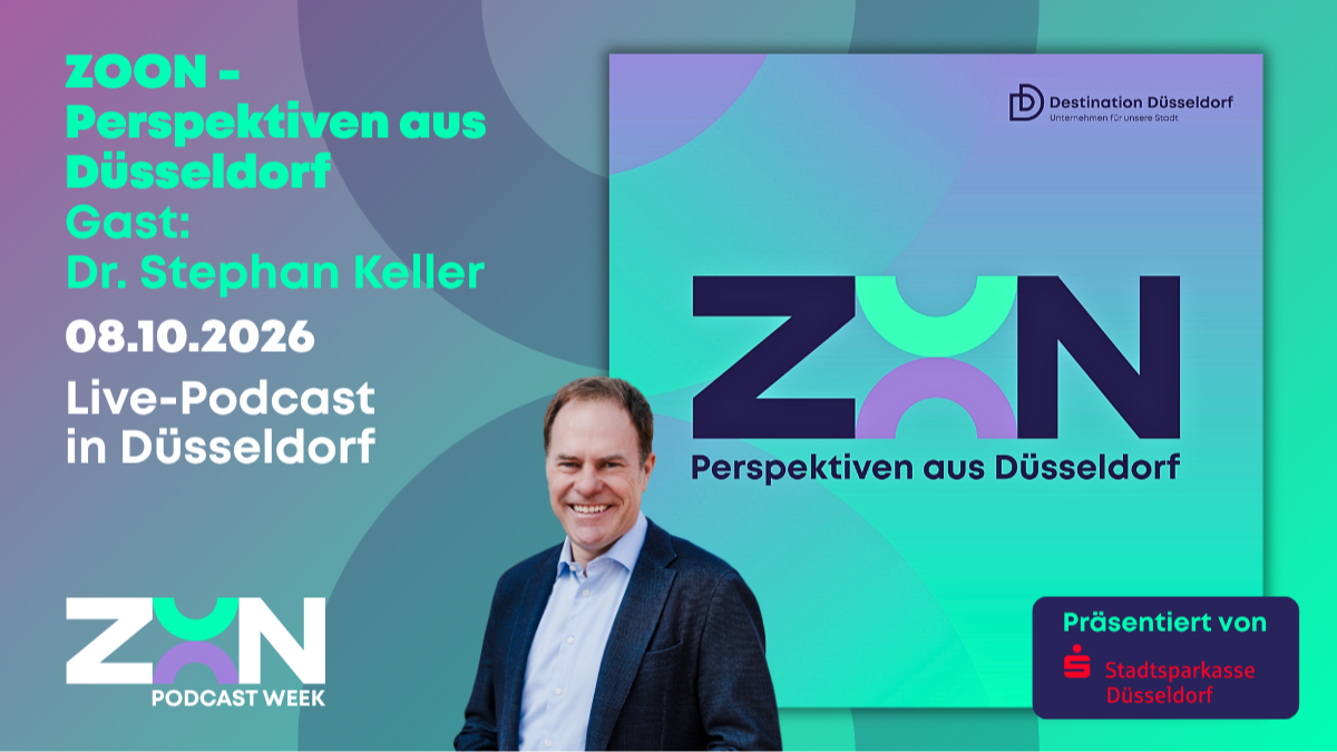 ZOON - Perspektiven aus Düsseldorf / Live-Podcast und Eröffnung der ZOON PODCAST WEEK