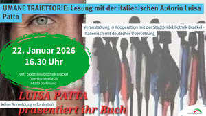 UMANE TRAIETTORIE: Lesung mit der italienischen Autorin Luisa Patta