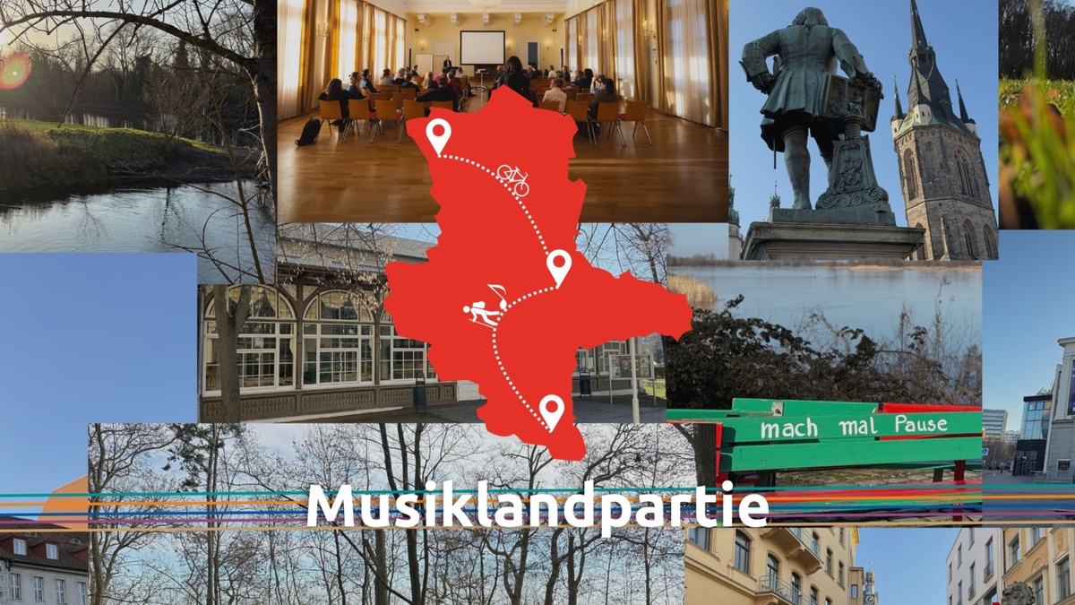 Ein musikalischer Stadtspaziergang. Musiklandpartie #02: Kleine und große Musikgeschichten in Halle (Saale)