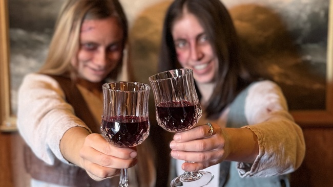 Winetasting im Hamburg Dungeon