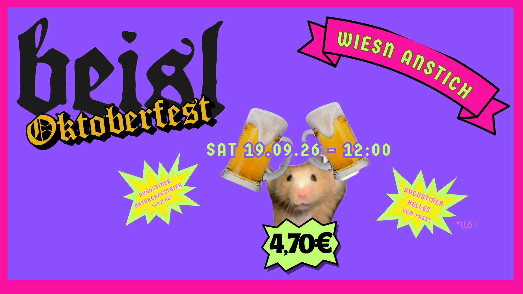 Wiesn Anstich @beisl