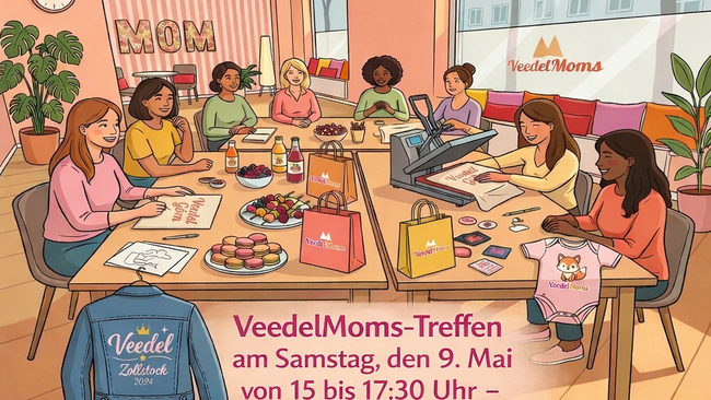 VeedelMoms Treffen - Pre-Muttertags-Spezial: Upcycling, Snacks & Goodiebags