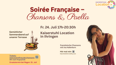 Soirée Française – Chansons & Paella