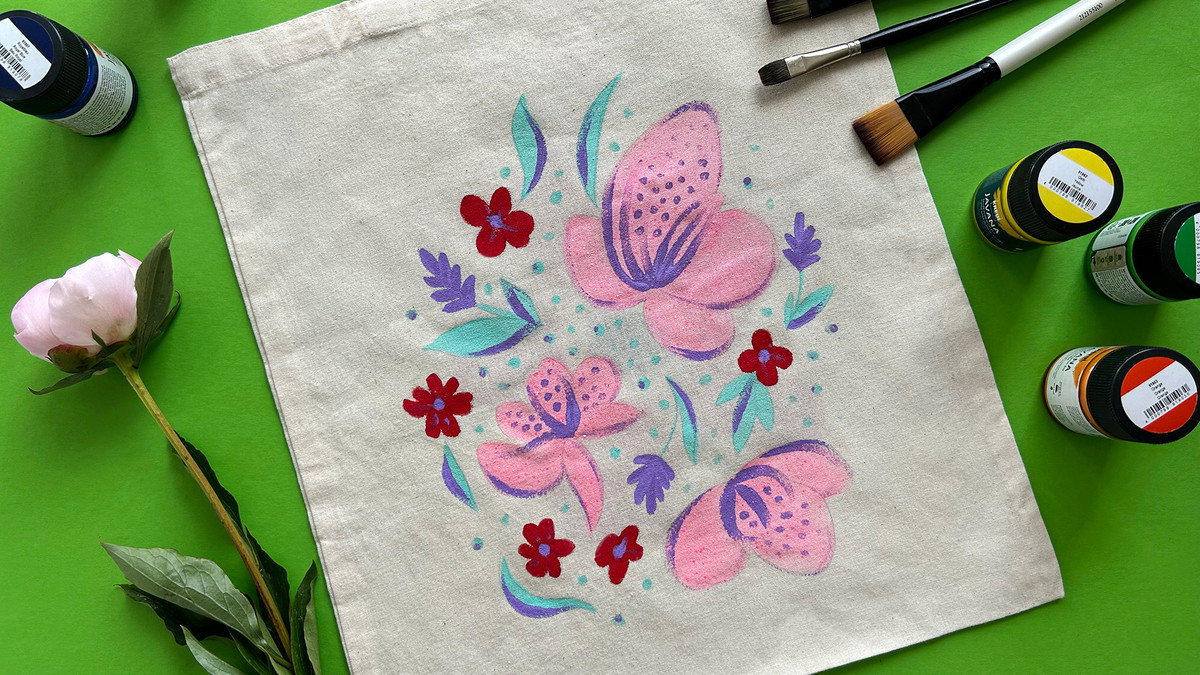 Titelbild der Veranstaltung Painting on Fabric Bag or T-Shirt