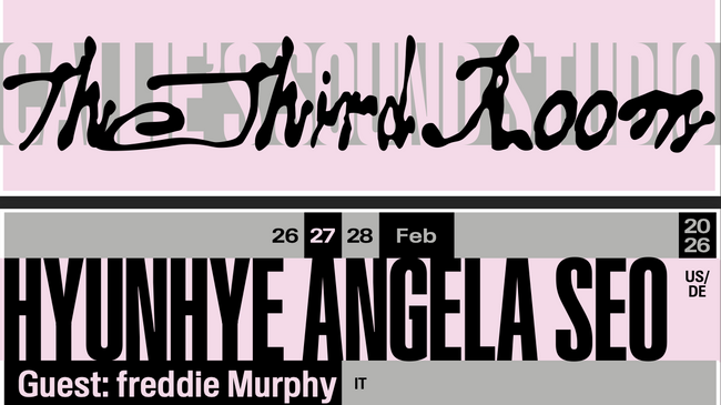 Callie’s presents The Third Room: Hyunhye Angela Seo