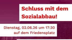 Schluss mit dem Sozialabbau