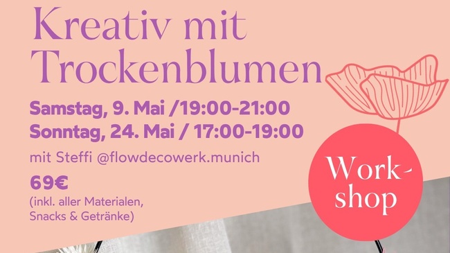 Kreativ mit Trockenblumen Workshop