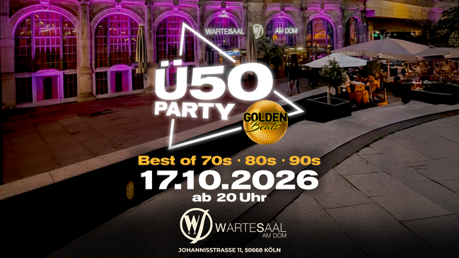 ✨ 𝗚𝗼𝗹𝗱𝗲𝗻 𝗕𝗲𝗮𝘁𝘀 – 𝗗𝗶𝗲 𝗴𝗿𝗼ß𝗲 Ü𝟱𝟬 𝗣𝗮𝗿𝘁𝘆 𝗶𝗺 𝗔𝗹𝘁𝗲𝗻 𝗪𝗮𝗿𝘁𝗲𝘀𝗮𝗮𝗹 𝗮𝗺 𝗗𝗼𝗺 ✨