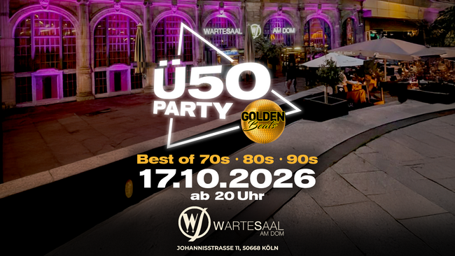 ✨ 𝗚𝗼𝗹𝗱𝗲𝗻 𝗕𝗲𝗮𝘁𝘀 – 𝗗𝗶𝗲 𝗴𝗿𝗼ß𝗲 Ü𝟱𝟬 𝗣𝗮𝗿𝘁𝘆 𝗶𝗺 𝗔𝗹𝘁𝗲𝗻 𝗪𝗮𝗿𝘁𝗲𝘀𝗮𝗮𝗹 𝗮𝗺 𝗗𝗼𝗺 ✨