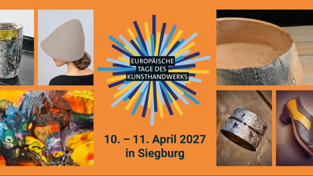 Europäische Tage des Kunsthandwerks - offene Ateliers & Kunsthandwerkermarkt