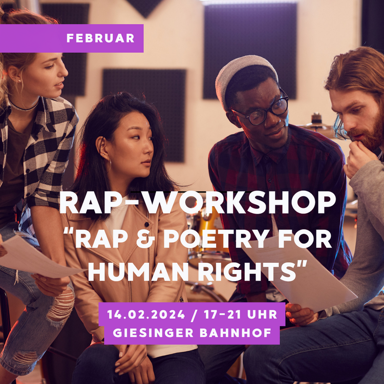 Rap-Workshop: Rap & poetry for human rights