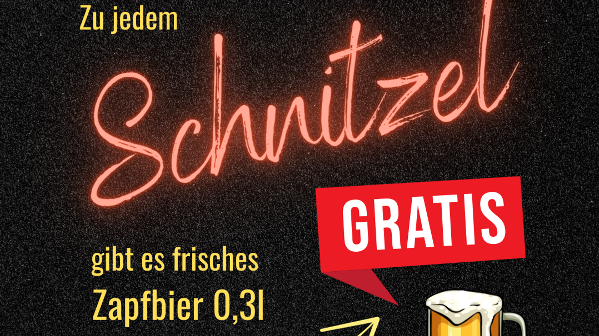 Jeden Mittwoch ist Schnitzel-Tag im Platzhirsch!