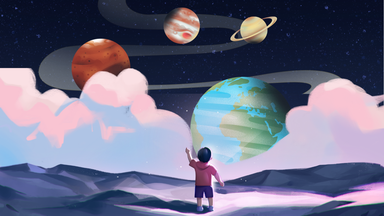 Weltraum entdecken & Keramik bemalen - für Kinder und Eltern