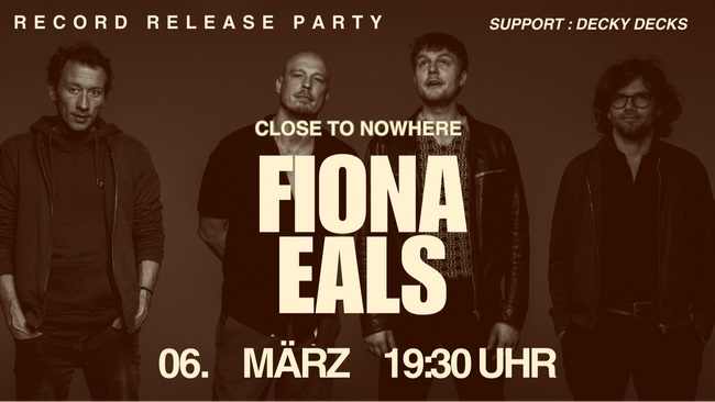 Record Release Party EP „Close to Nowhere“