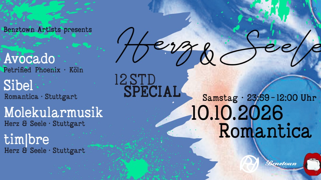 HERZ & SEELE w./ Avocado, Sibel, Molekularmusik, tim|bre