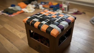 Workshop: DIY Sitzauflage – Weben mit Fahrradschläuchen