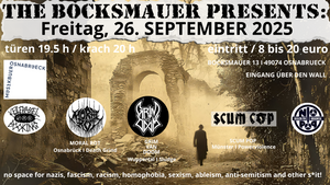The Bocksmauer: Grim van Doom + Moral Rot + Scum Cop