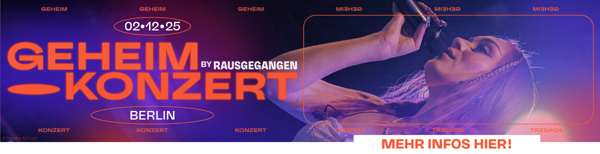 AUFGEPASST GEHEIMKONZERT