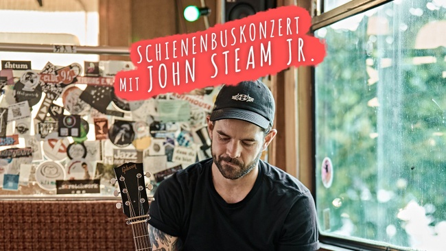 Schienenbuskonzert mit John Steam Jr.