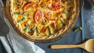 Quiche und Tarte - vegetarisch/vegan