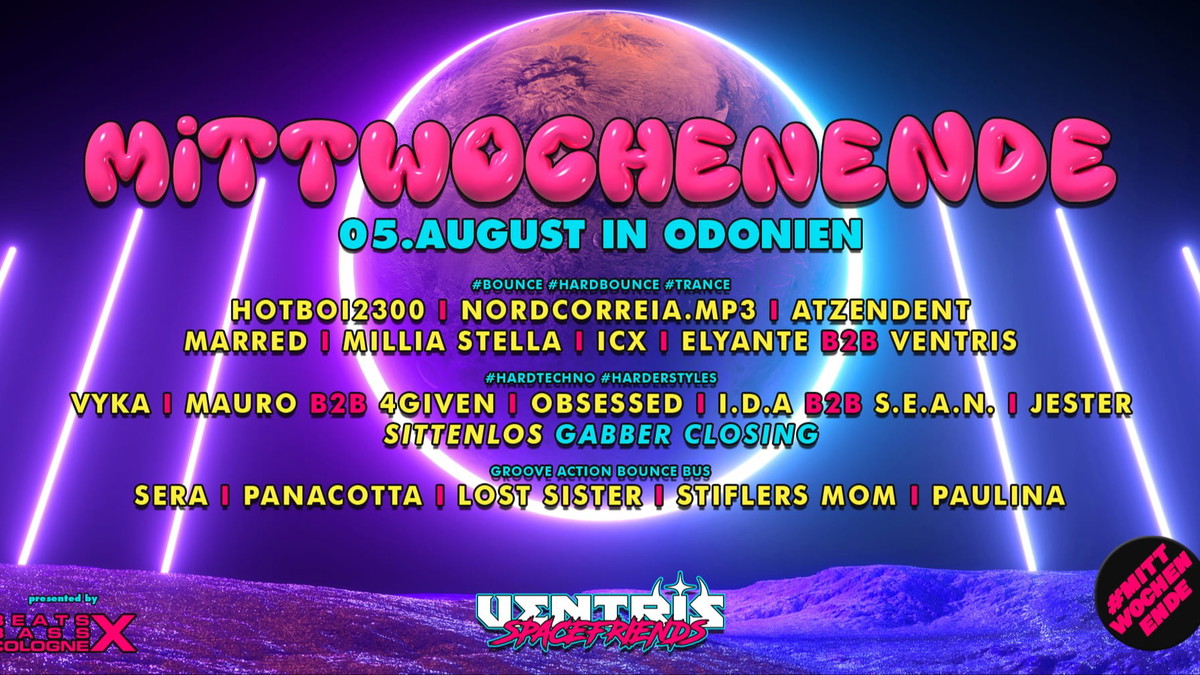 Titelbild der Veranstaltung #MITTWOCHENENDE feat. VENTRIS SpaceFriends in ODONIEN