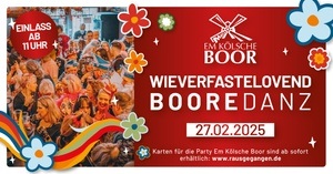 BOOREDANZ - Weiberfastnacht Em Kölsche Boor