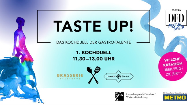 DFD Festival 2026: Taste up! 2026 1. Kochduell: Brasserie Stadthaus × Grande Étoile