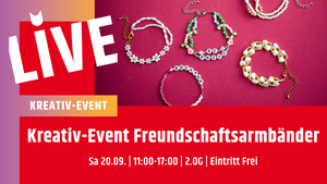 Kreativ-Event Freundschaftsarmbänder