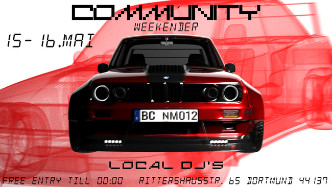 COMMUNITY WEEKENDER // 15. - 16.05