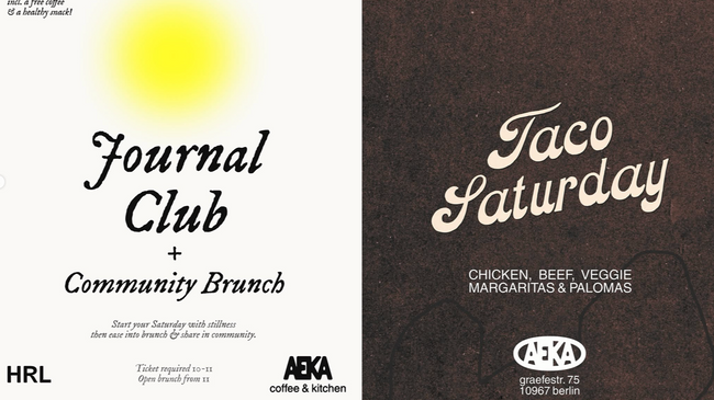 Journal Club Berlin + Community Brunch @ÆKA