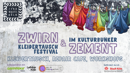 Zwirn & Zement - Kleidertauschfestival im Kulturbunker