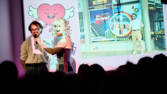 🩷 LOVE AT FIRST SLIDE München 🩷 Presenter Ticket | Power Point Dating by Rausgegangen