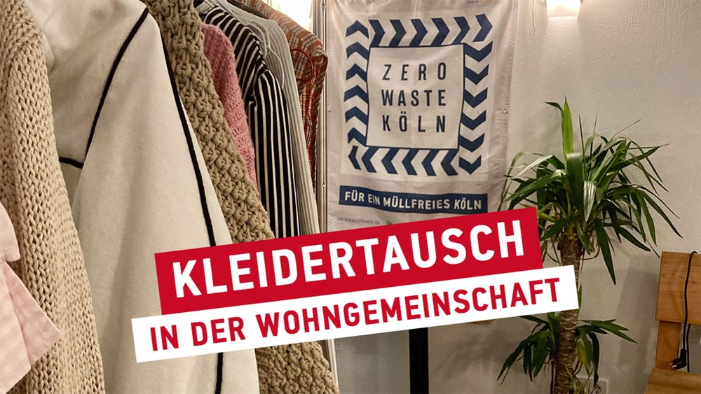 Kleidertausch in der Wohngemeinschaft