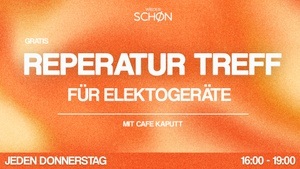 Gratis Reperaturtreff für Elektogeräte