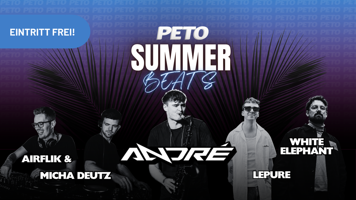Titelbild der Veranstaltung PETO SUMMER BEATS 2026