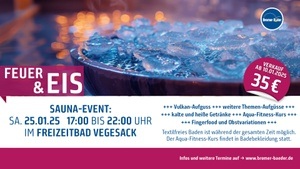 Sauna-Event "FEUER & EIS" im Freizeitbad Vegesack