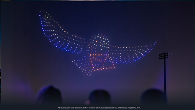DroneArt Show: Harry Potter™ auf der Galopprennbahn München