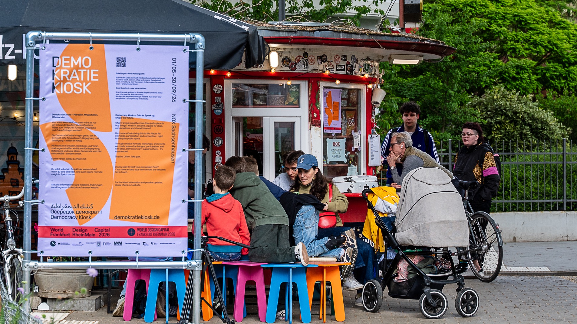 DemokratieKiosk: Stricken mit Gefühl!