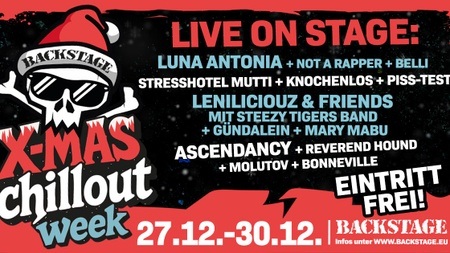 X-MAS CHILL OUT WEEK I EINTRITT FREI!