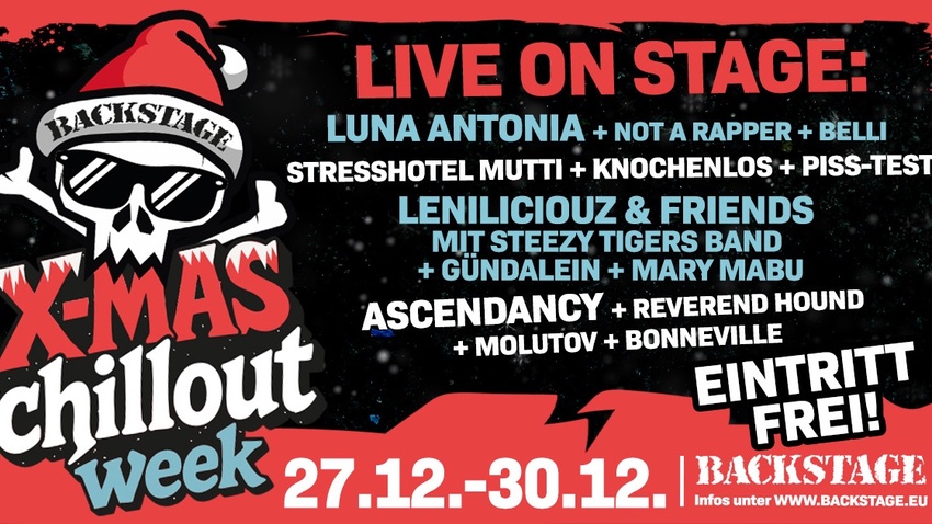 X-MAS CHILL OUT WEEK I EINTRITT FREI!