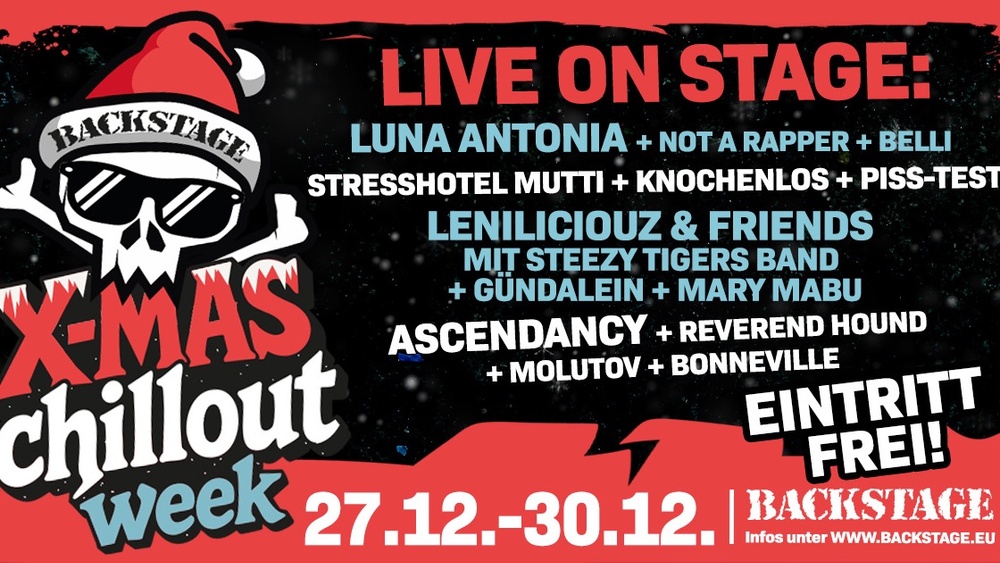 X-MAS CHILL OUT WEEK I EINTRITT FREI!